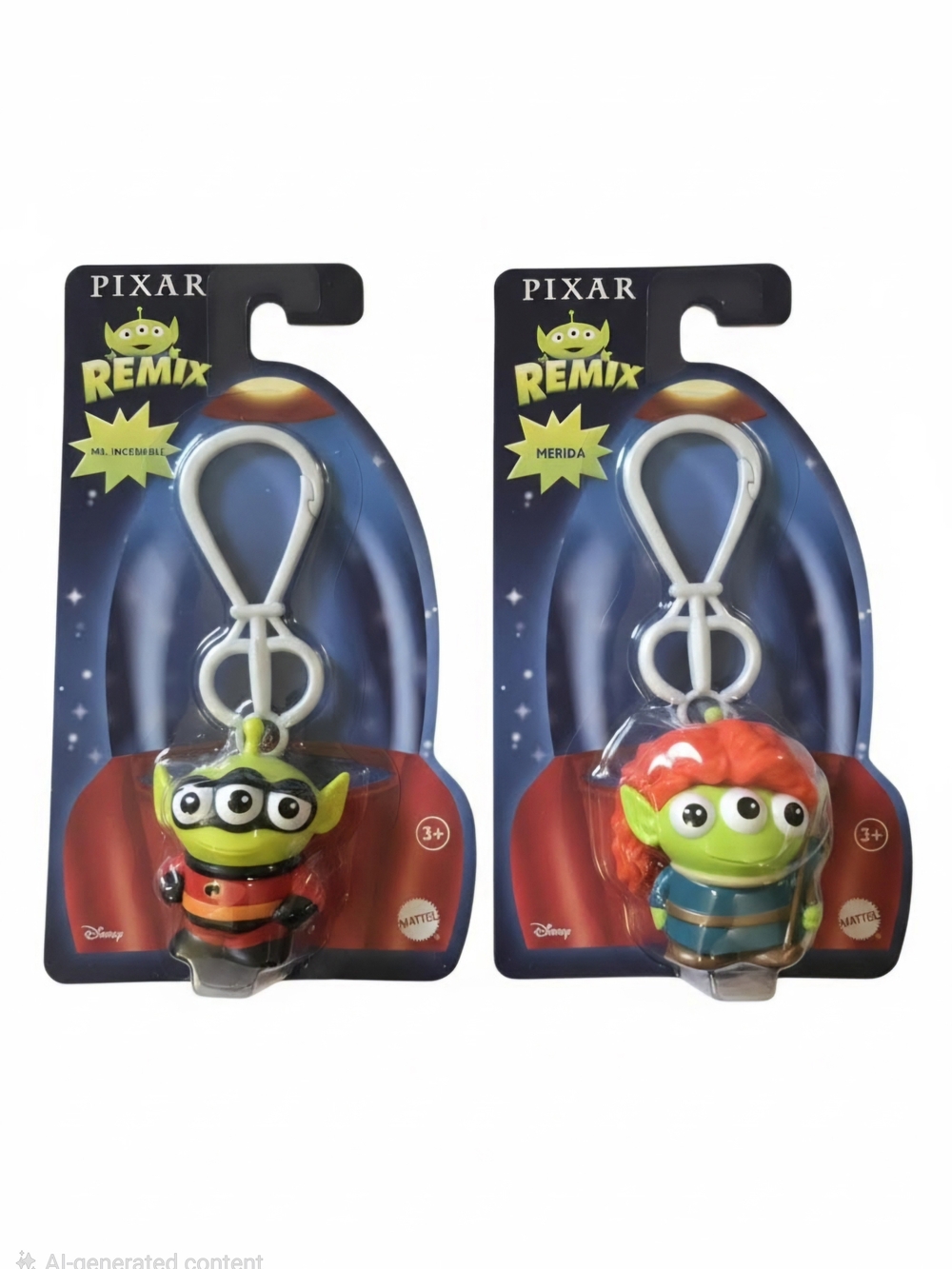 NWT Pixar Remix Keychain Duo.